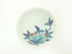 今泉今右衛門造 桃絵盃（共箱） | 宗 sou::お茶道具・着物のお店
